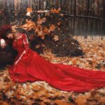 Photo red dress